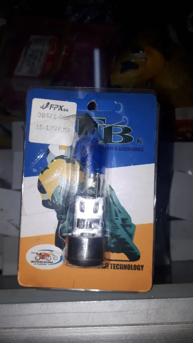 1584995183_BOMBILLA20H620PARA20AX100.jpeg BOMBILLA SILVIN H6 2 CONTACOTS AX100 12V/UG FBK - Imagen 1