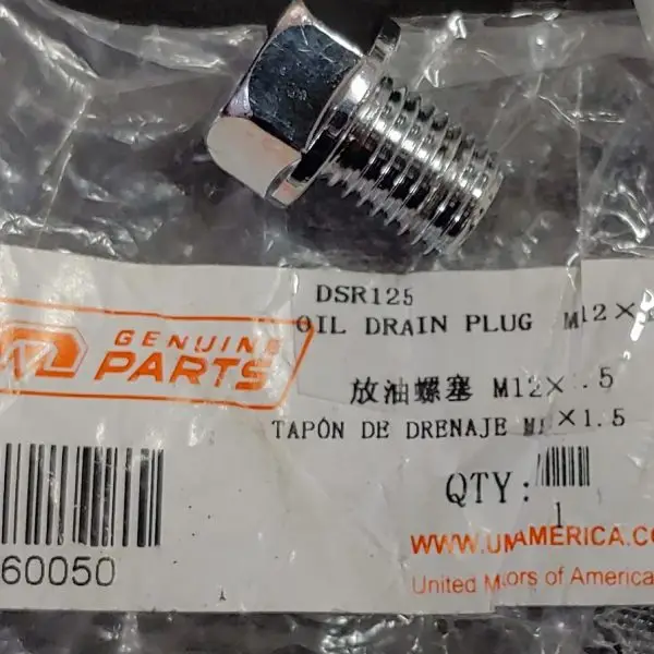 TAPON DE DRENADO DE ACEITE MAX 125 UM