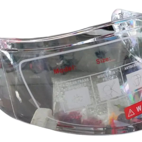 VISOR/SHIELD PARA CASCO HRO 3400 Y EDGE CLARO, TRANSPARENTE SIN MARCA