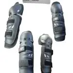 KIT RODILLERAS Y CODERAS PLASTICAS NEGRAS PROBIKER