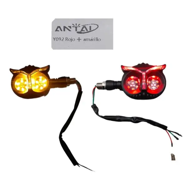 PIDEVIAS LED BUHO AMARILLO AZUL/ROJO ECOM LIGHT