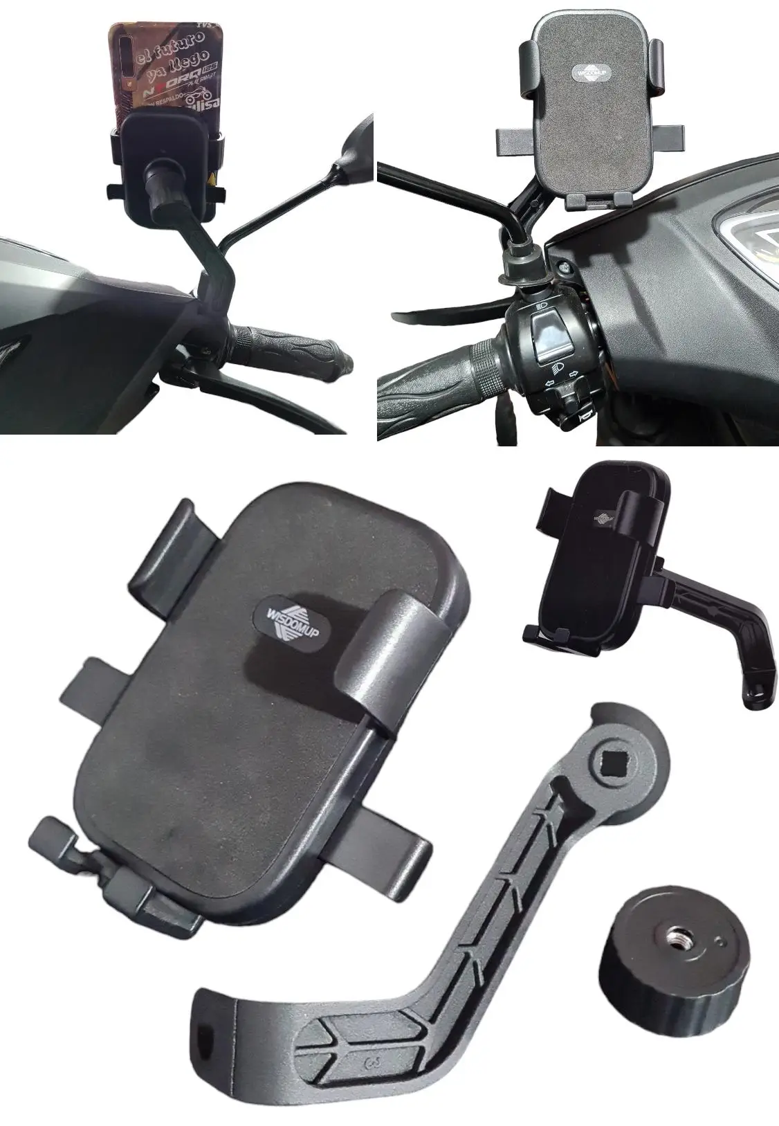 1718386743_PORTA20CELULAR.jpeg PORTA CELULAR MOTO BASE TORNNILLO WISDOMUP - Imagen 1