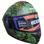 CASCO MODULAR BOSTON SOLIDO COLOR: VERDE MEXICANO CON STOP VIS: OSCURO EDGE