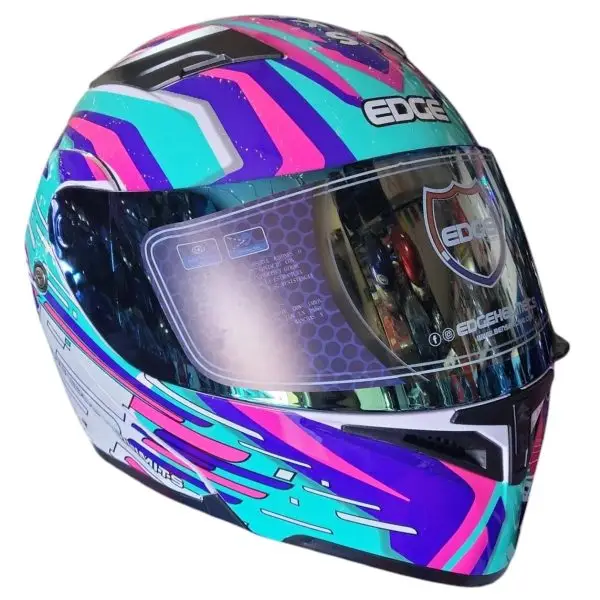 CASCO DOBLE PROPOSITO BLANCO/ROSA BRILLANTE DISEÑO SKYBREAKER EDGE