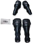 KIT DE RODILLERAS Y CODERAS ARTICULADAS NEGRAS PROBIKER