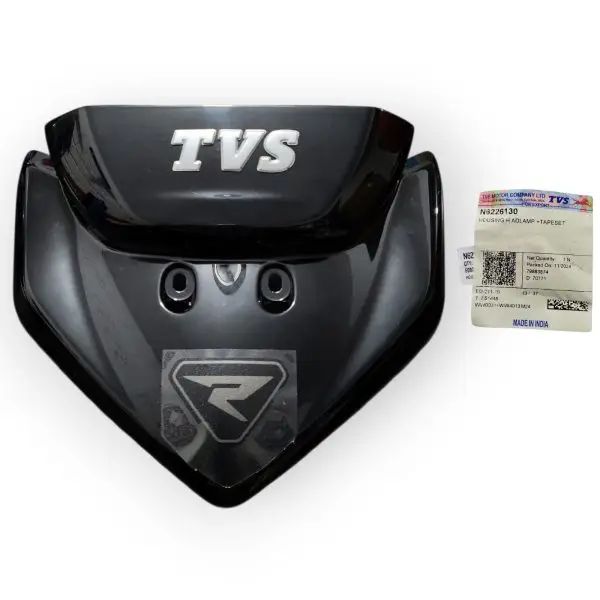 SHIELD DE SILVIN CON STICKER NEGRO RAIDER 125 TVS