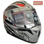 CASCO INTEGRAL WOLVERINE NEGRO V2 BRILLANTE COLECCIÓN DC COMICS EXTREME EDGE