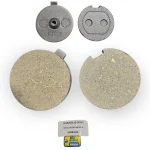 PASTILLAS DELANTERAS TR 150 200 XR200 REDONDAS MRT