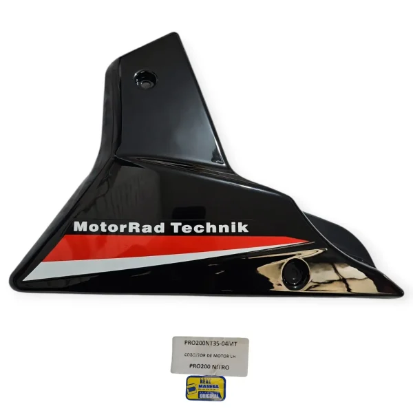COBERTOR DE MOTOR LH NEGRO PRO 200 NITRO MRT