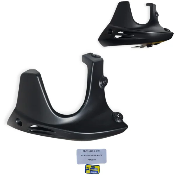 COBERTOR DE MOTOR PECHERA RH NEGRA PRO 150 RK 150 MRT