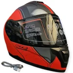 CASCO MODULAR BOSTON DEADPOOL COLECCIÓN MARVEL ROJO LUZ STOP EDGE