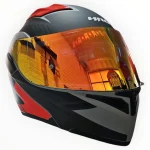 CASCO MODULAR GRIS MATE ROJO NAWARA VISRO REVO HRO