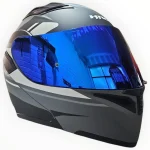 CASCO MODULAR GRIS MATE BLANCO AKBAR VISOR REVO 3400 HRO