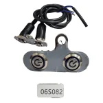 SWITCH METAL PARA ATORNILLAR DE 2 INTERRUPTORES