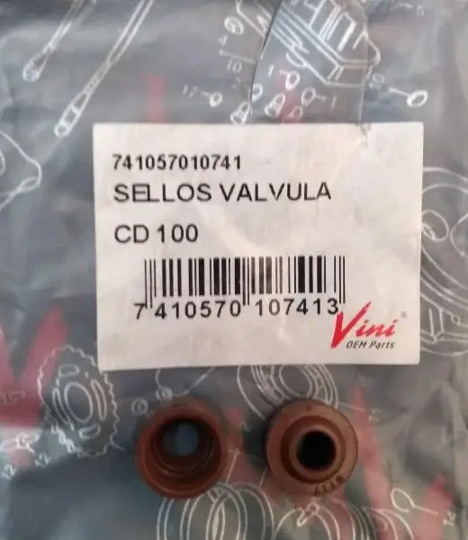KIT SELLOS DE VALVULAS CD100 GY6 110 PASOLAS 125/150 VINI