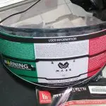 WINSHIELD OSCURO SH-529 MICA VISOR CASCO AMARRILLO MASS