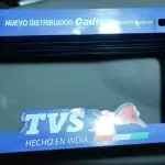 PORTAPLACA AZUL TVS