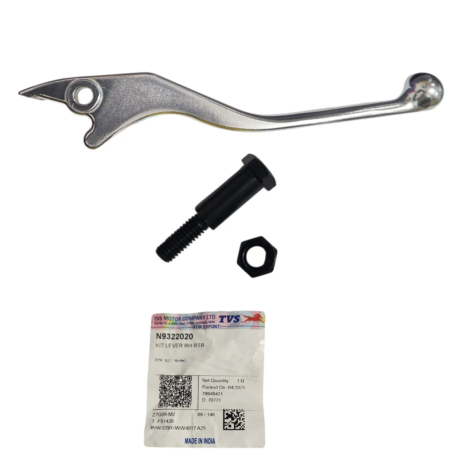 1775874875_MANE20RH.jpeg MANECILLA RH MANECILLA DE FRENO APACHE 160 180 200 TVS - Imagen 1