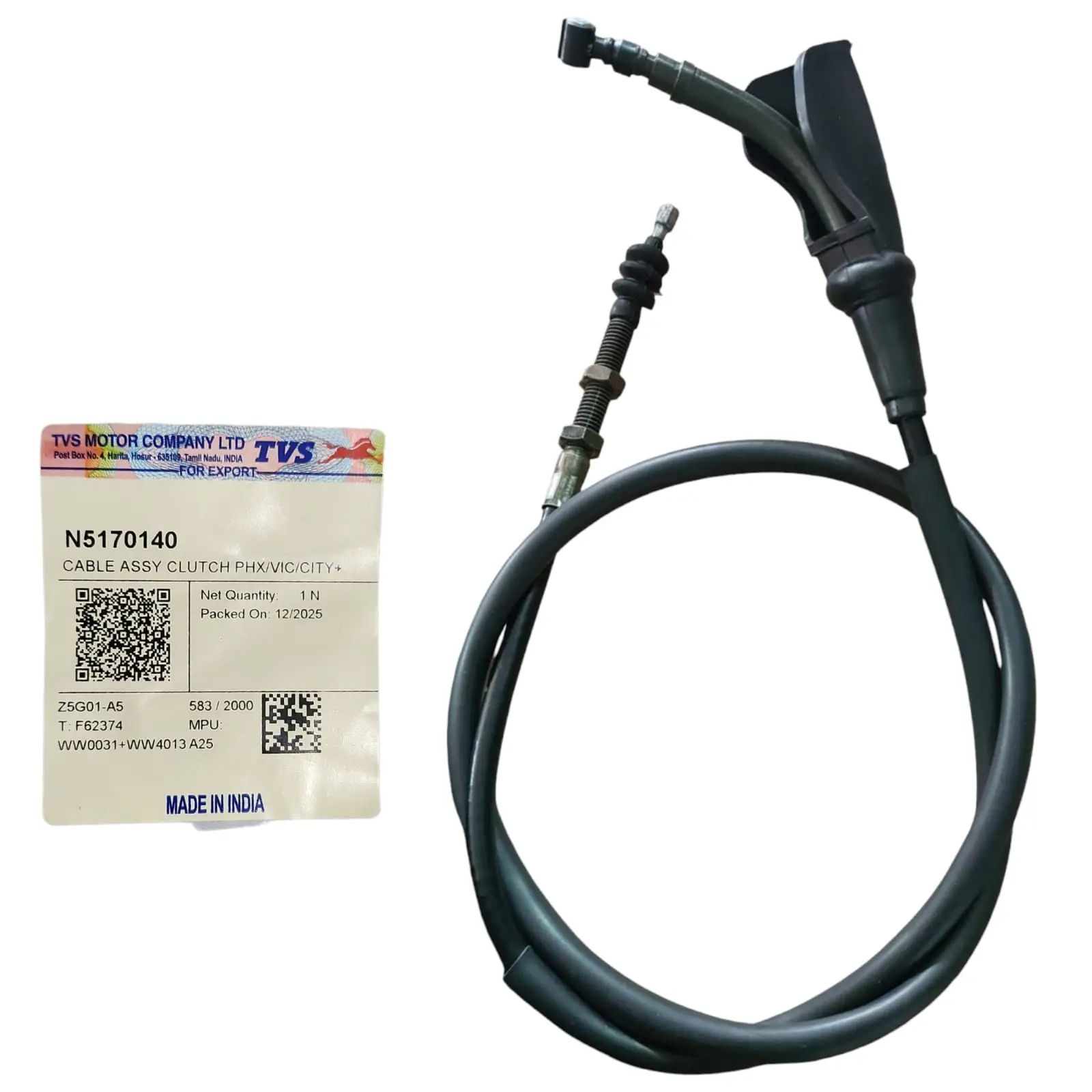 1775874962_CABLE20CLUT20STY.jpeg CABLE DE CLUTCH PHOENIX, CITY, STAR, STRYKER RAIDER 125 TVS - Imagen 1