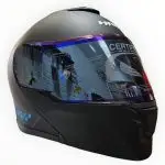 CASCO MODULAR NEGRO MATE AZUL V.IRAZ SOLID HRO