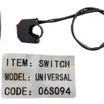 SWITCH 2 LINEAS LUCES PARA MOTO VA EN EL TIMON SIN MARCA