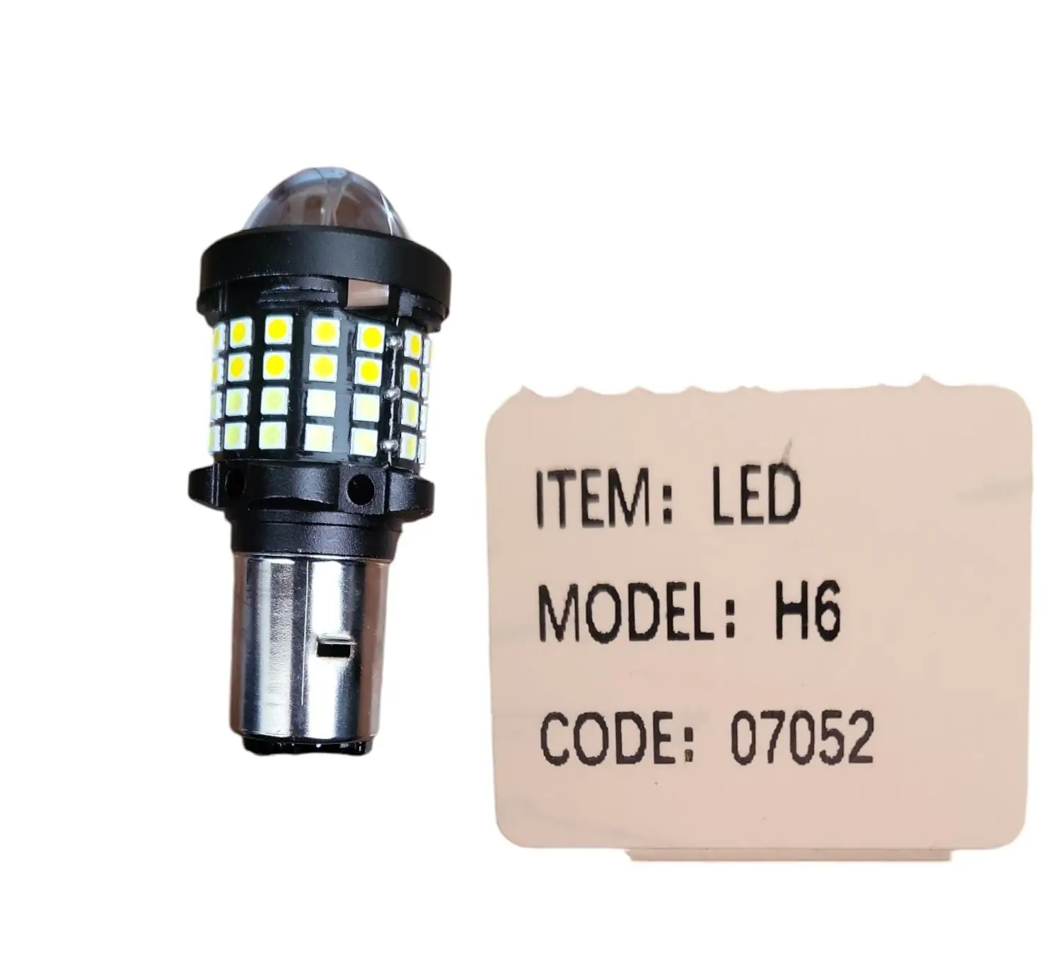1724440623_H620MULTILED.jpeg BOMBILLA H6 CON VARIOS LED MULTILED BICOLOR MOTORCYCLE ACCES - Imagen 1