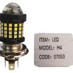 BOMBILLA H4 CON VARIOS LED MULTILED BICOLOR MOTORCYCLE ACCES