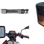 PORTA CELULAR CON ESTUCHE MOTO DE ABRAZADERA 17X9CM SIN MARCA