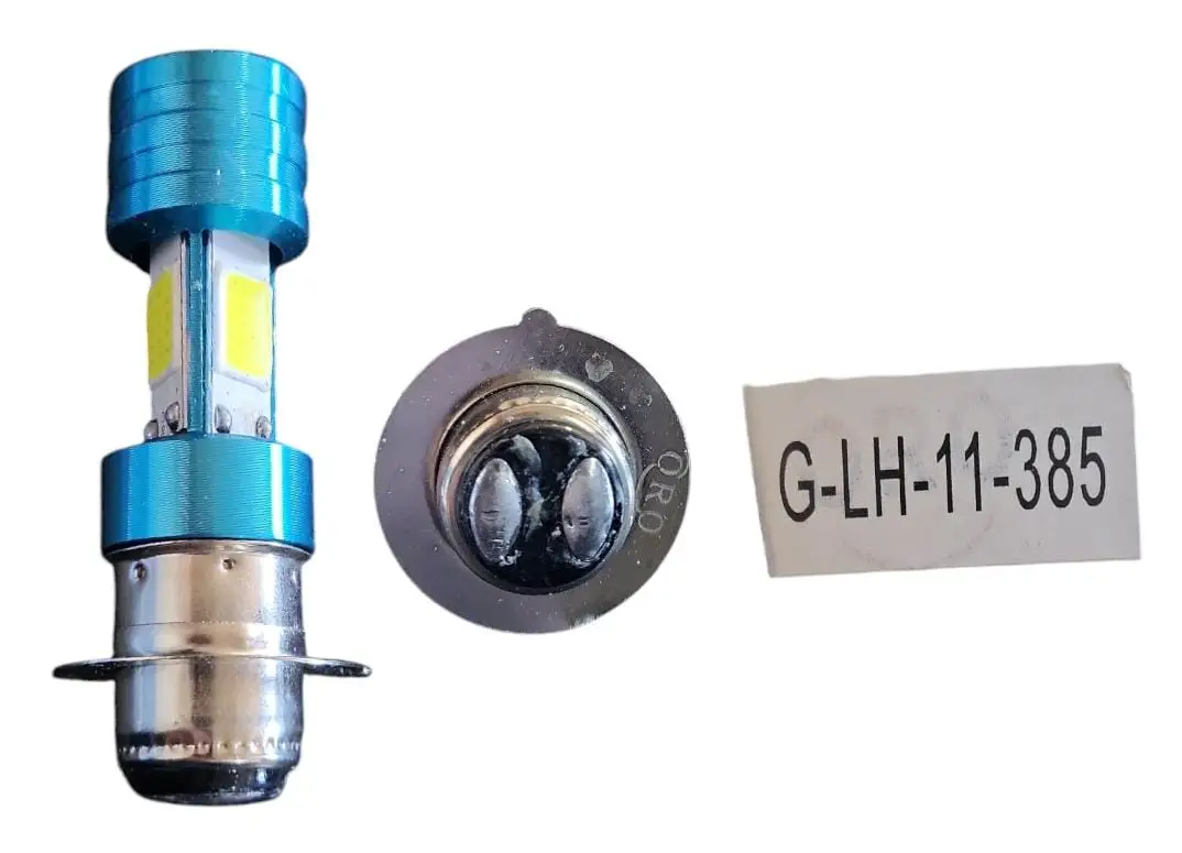 1739300977_BOMBILLA20LED20H6.jpeg BOMBILLA H6 BASE AZUL 3 LADOS G-LH-11-385 ORO - Imagen 1