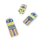 BOMBILLA T10 LED BLANCO CAJA 10 UNIDAD VENTA C/U ORO