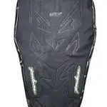 COBERTOR SILLON FORRO DE ASIENTO VERDE CON BLANCO PULSAR 150 180 200 220 DISEÑO PULSAR SIN MARCA