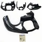 COBERTOR DE MOTOR NEGRO BRILLANTE RAIDER 125 TVS