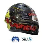 CASCO INTEGRAL NIÑOS CHAMPION GARFIELD VISOR TRANS EDGE