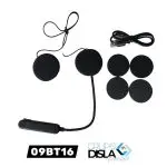 AUDIFONOS AURICULAR INALAMBRICO PARA CASCO NEGRO ZONA