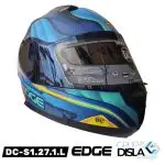 CASCO ABATIBLE DISENO SUPERMAN MATE - COLOR AZUL TALLA L EDGE